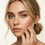 0.06 Ct Round Cut Full Eternity Bezel Set Band Ring