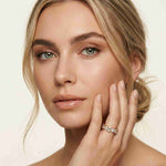 0.96 Ct Round Multi Stone Shared Prong Band Ring