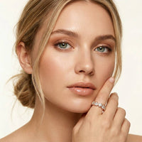 0.23 Ct Heart Cut Bezel Set Promise Ring for Women