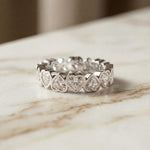 0.23 Ct Heart Cut Bezel Set Promise Ring for Women