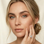 3.35 Ct Radiant Cut Moissanite Vintage Inspired Engagement Ring Rose Gold