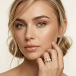 2.20 Ct Radiant Cut Moissanite Regal Vintage Ring Gold