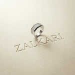 1.20 Ct Round Cut Moissanite Men's Pavé Statement Band