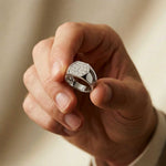 0.91 Ct Round Cut Moissanite Classic Solitaire Ring
