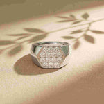 0.91 Ct Round Cut Moissanite Classic Solitaire Ring