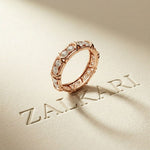1.20 Ct Round Cut Moissanite Eternity Band Ring