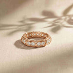 1.20 Ct Round Cut Moissanite Eternity Band Ring