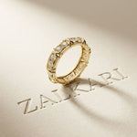 1.20 Ct Round Cut Moissanite Eternity Band Ring