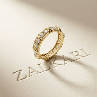 1.20 Ct Round Cut Moissanite Eternity Band Ring