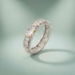 1.20 Ct Round Cut Moissanite Eternity Band Ring