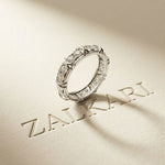 1.20 Ct Round Cut Moissanite Eternity Band Ring