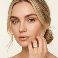 1.80 Ct Radiant Cut Moissanite Classic Accent Ring