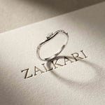0.10 Ct Marquise Cut Moissanite Twisted Vine Band Ring
