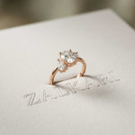 1.55 Ct Oval Cut Moissanite Classic Three Stone Ring