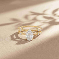 1.50 Ct Oval Split Band Moissanite Ring