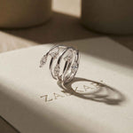 1.20 Ct Marquise Open Wrap Moissanite Ring