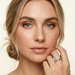 1.25 Ct Pear Cut Moissanite Bezel Solitaire Ring White