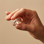 2.35 Ct Round Cut Moissanite Bezel Station Band Ring