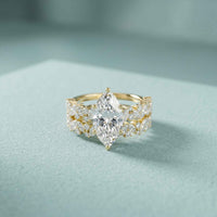 3.70 Ct Marquise Cut Moissanite Luxury Bridal Ring for Women