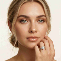 3.70 Ct Marquise Cut Moissanite Luxury Bridal Ring for Women
