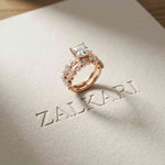 3.70 Ct Princess Cut Moissanite Grand Sparkle Ring for Women