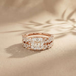 3.70 Ct Princess Cut Moissanite Grand Sparkle Ring for Women
