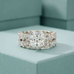 3.70 Ct Princess Cut Moissanite Grand Sparkle Ring for Women