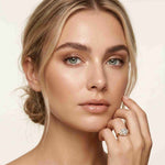 2.95 Ct Princess Cut Moissanite Royal Sparkle Ring for Women
