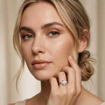 2.95 Ct Radiant Cut Moissanite Grand Elegance Ring for Women