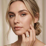 2.95 Ct Radiant Cut Moissanite Grand Elegance Ring for Women