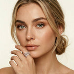 2.00 Ct Marquise Cut Moissanite Butterfly Bloom Statement Ring for Women