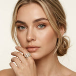 2.00 Ct Marquise Cut Moissanite Butterfly Bloom Statement Ring for Women