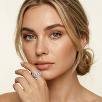 2.00 Ct Marquise Cut Moissanite Butterfly Bloom Statement Ring for Women