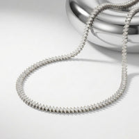 18.50 Ct Marquise Cut Moissanite Leaf Link Tennis Necklace for Women Gold Vermeil (2.5 Micron) White