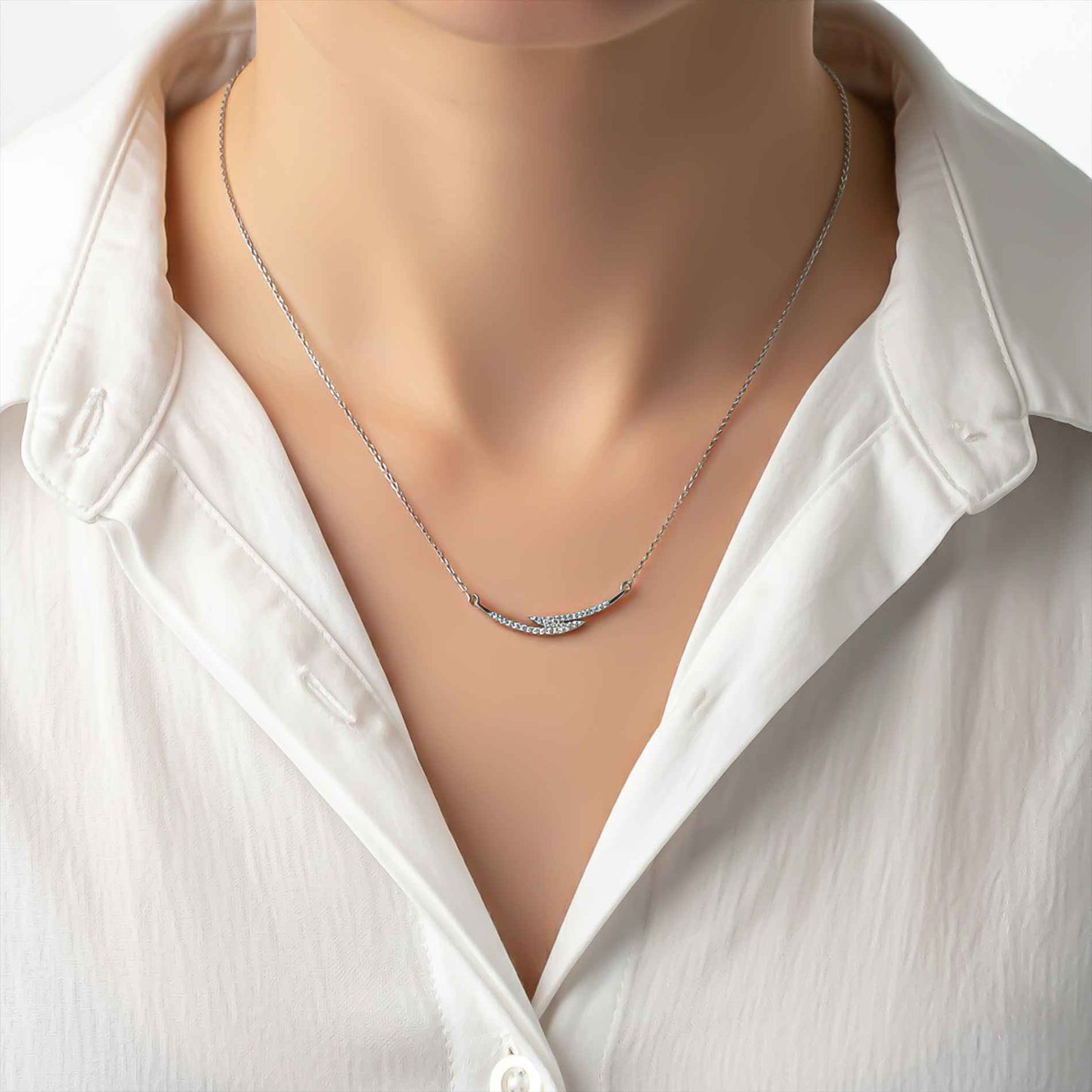 Silver Harmony Necklace For Her