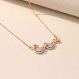 Sterling Silver Swim Ducks Necklace Gold Vermeil (2.5 Micron)