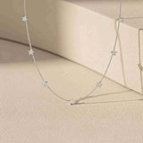 Silver Choker Star Minimalist Necklace Gold Vermeil (2.5 Micron)