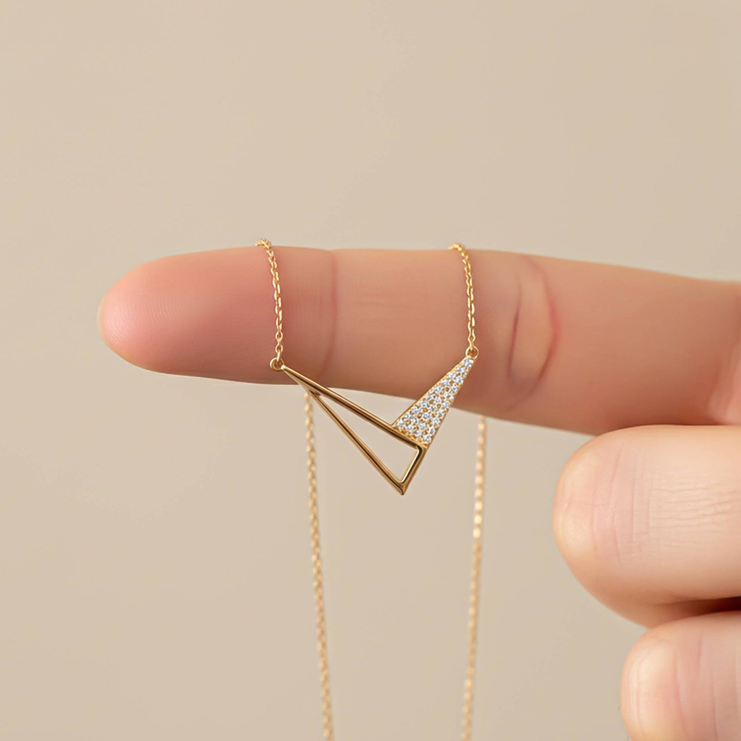 Sterling Silver Cupid's Arrow Necklace