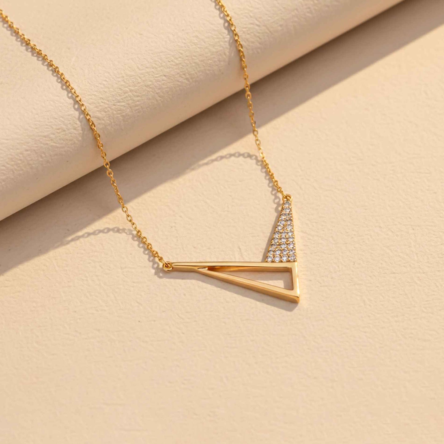 Sterling Silver Cupid's Arrow Necklace