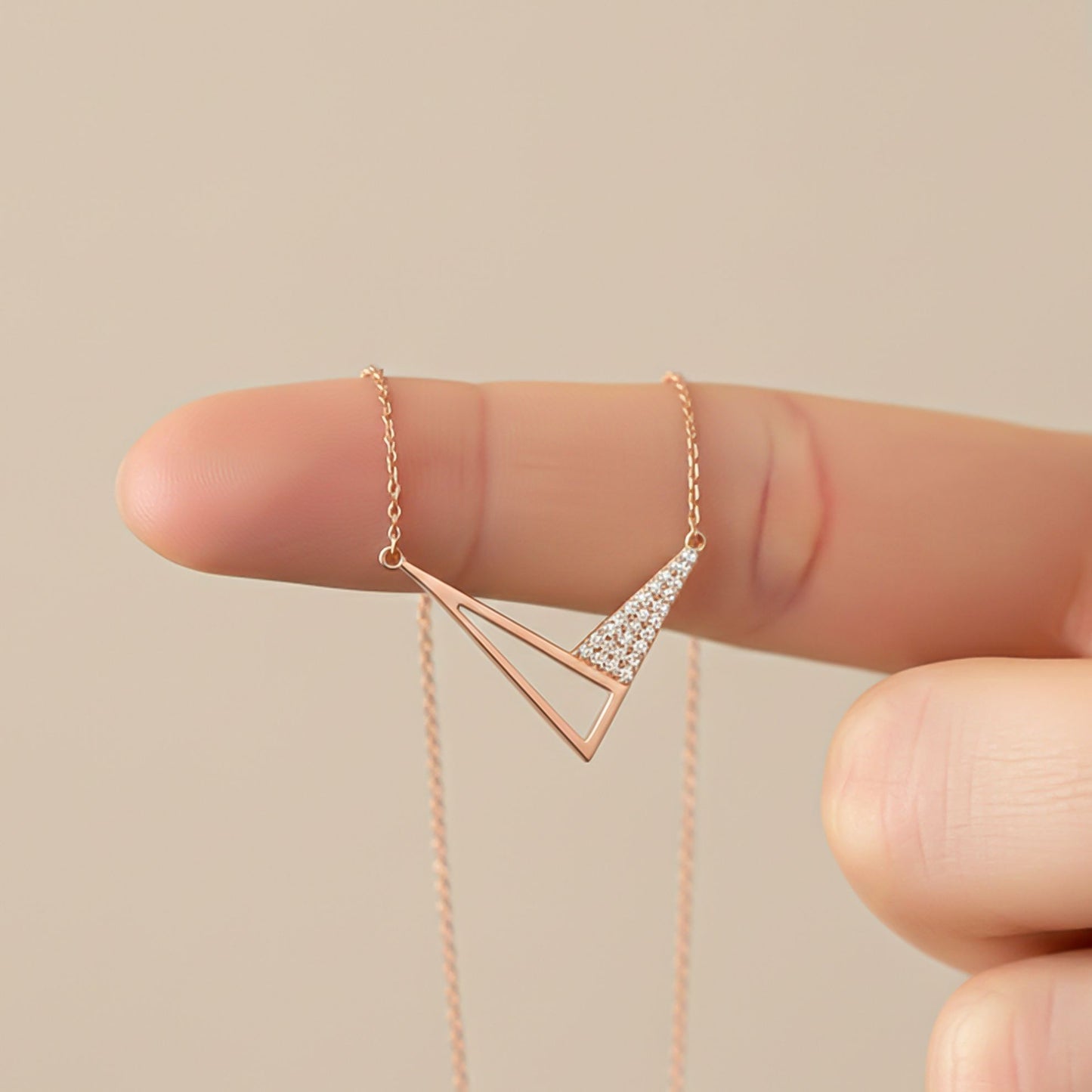Sterling Silver Cupid's Arrow Necklace