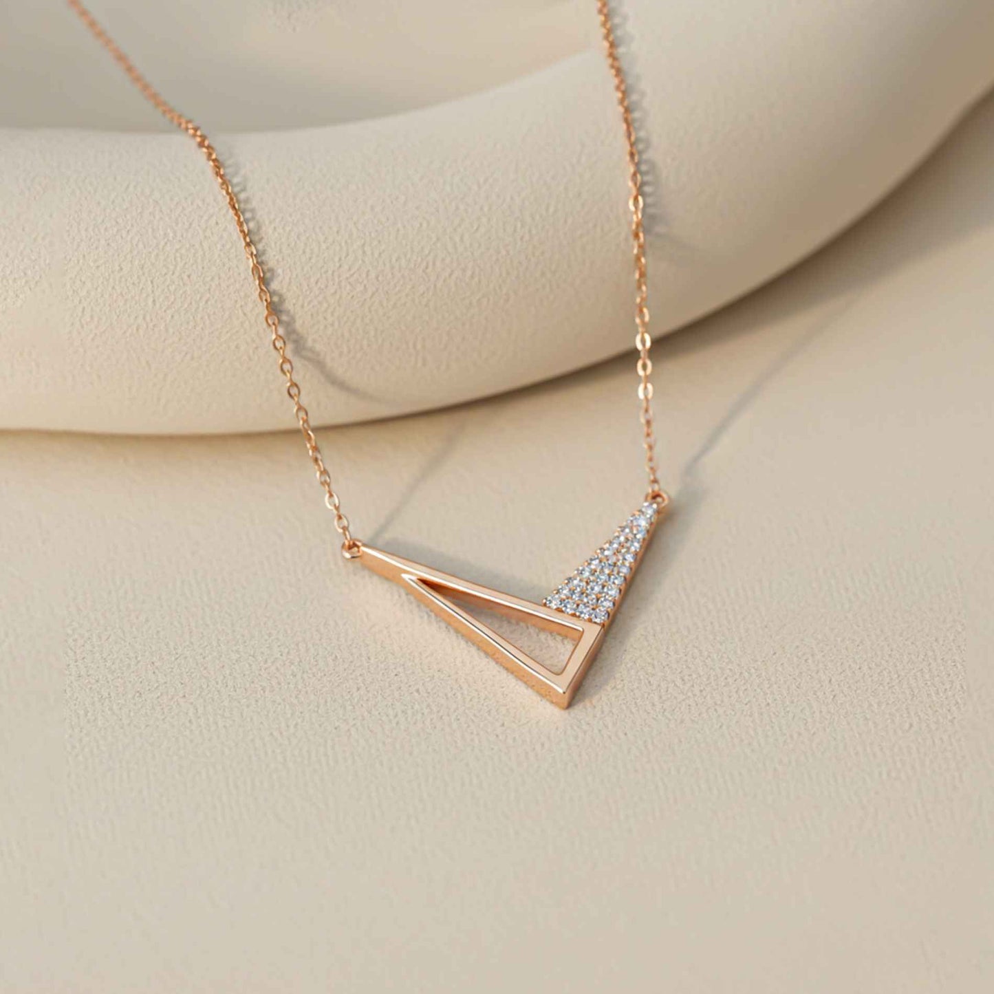 Sterling Silver Cupid's Arrow Necklace