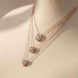 Silver Layered Queens Necklace Gold Vermeil (2.5 Micron)