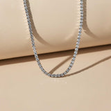 The Dreamland Tennis Necklace Gold Vermeil (2.5 Micron)