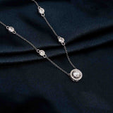 Silver Queens Charm Necklace Gold Vermeil (2.5 Micron)