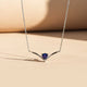 Silver Chevron Women's Necklace Gold Vermeil (2.5 Micron)