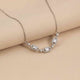 Silver Hexagonal Station Necklace Gold Vermeil (2.5 Micron)