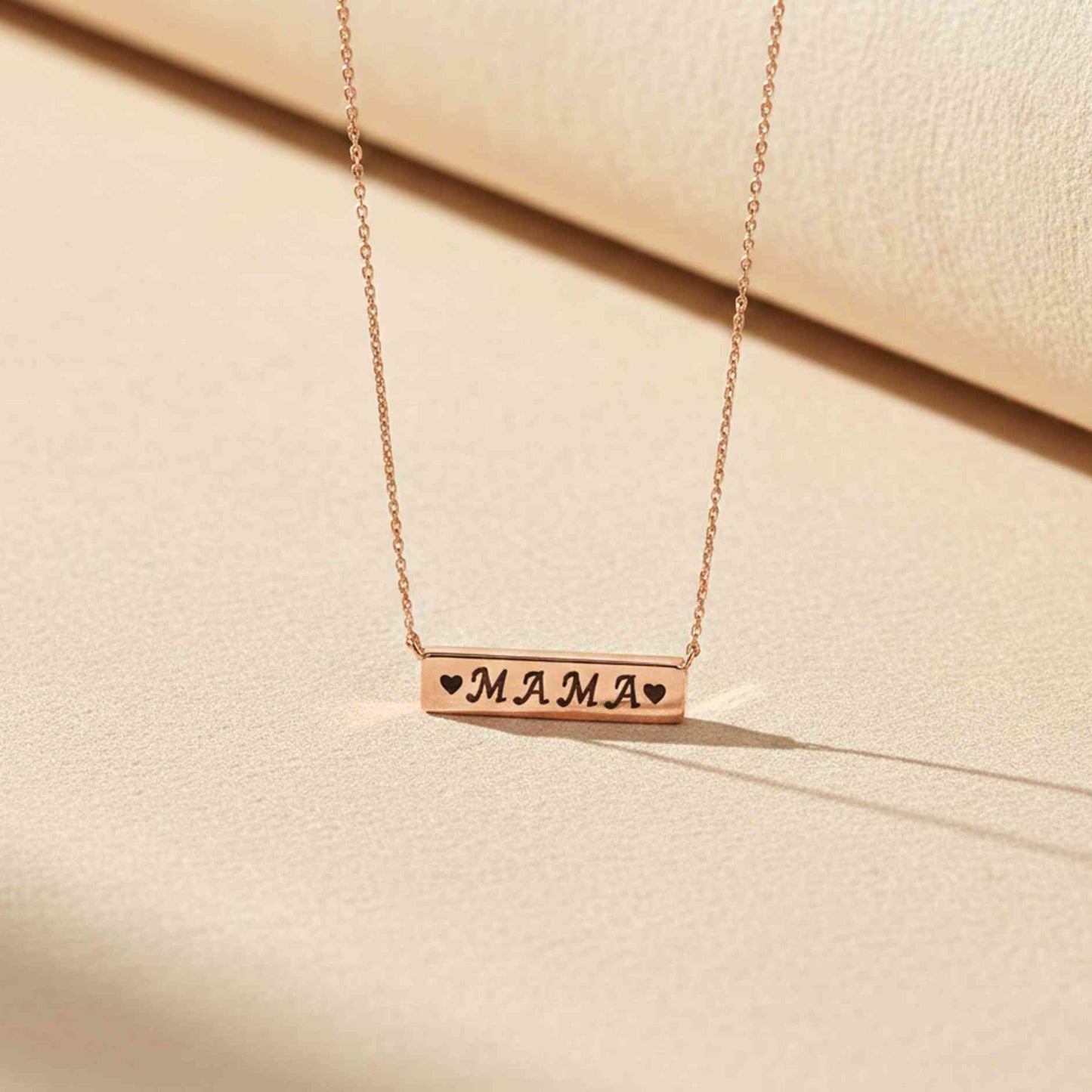 Silver MAMA (Mom) Necklace For Mother's