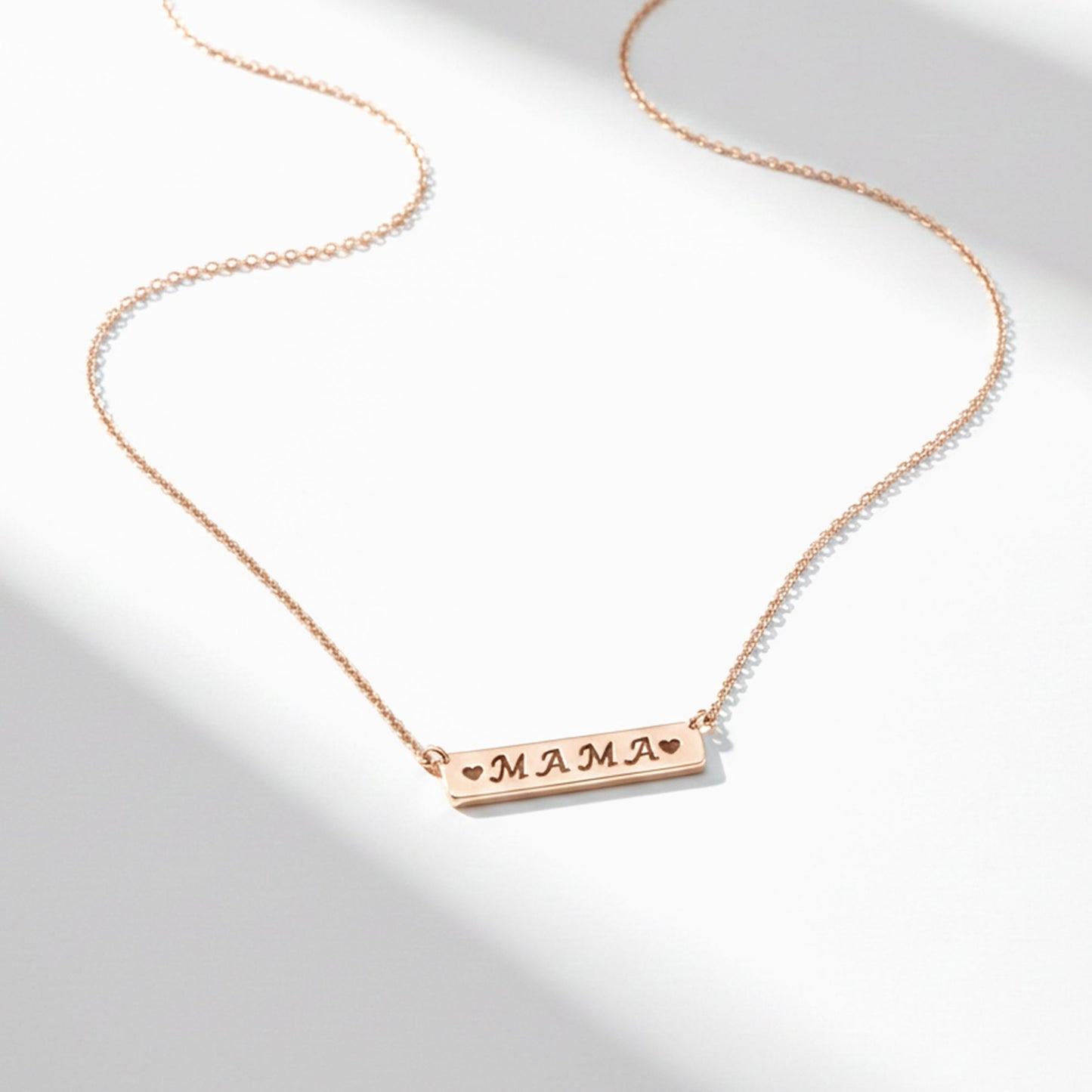 Silver MAMA (Mom) Necklace For Mother's
