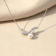 Silver Wave Pearl Necklace Gold Vermeil (2.5 Micron)