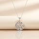 Silver Round Shape Tree Style Silver Pendant Gold Vermeil (2.5 Micron)